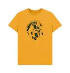 Mustard Printed T-shirt Front
