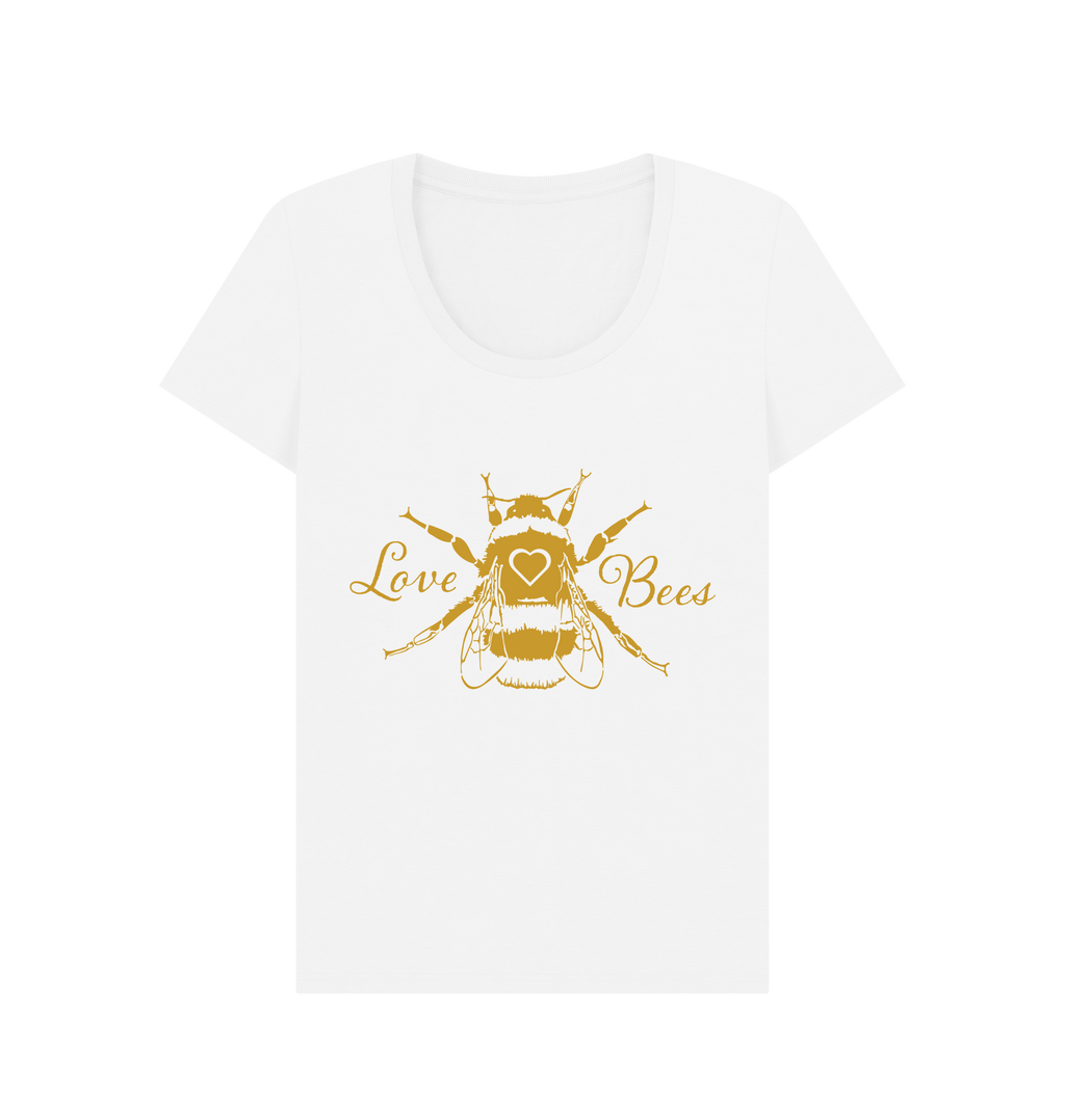 White Printed T-shirt Front
