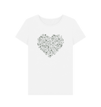 White Printed T-shirt Front