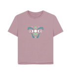 Mauve Printed T-shirt Front