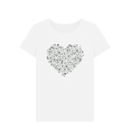 White Printed T-shirt Front