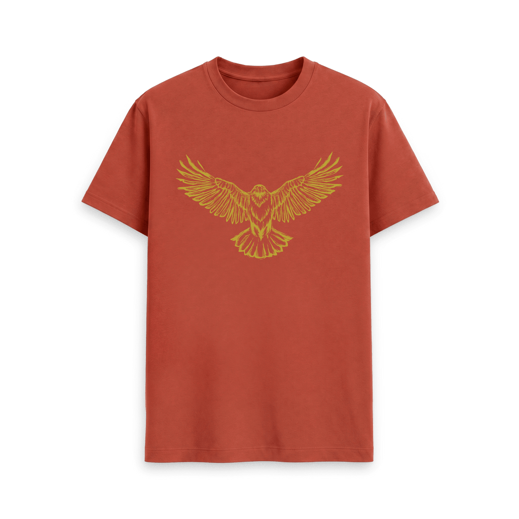 Rust Printed T-shirt Front