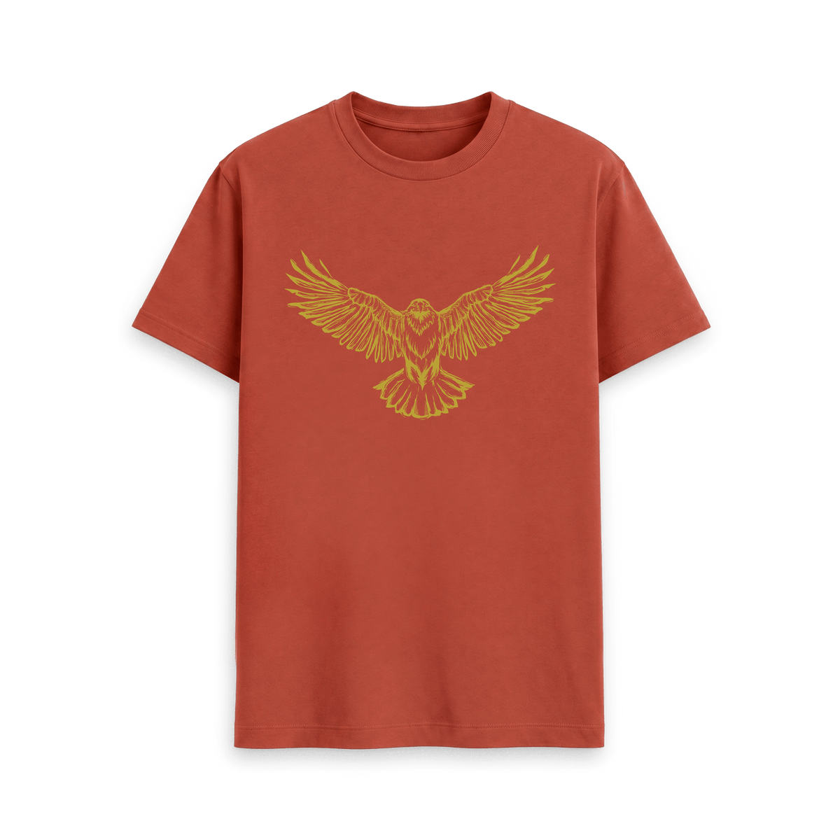 Rust Printed T-shirt Front