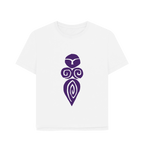 White Printed T-shirt Front