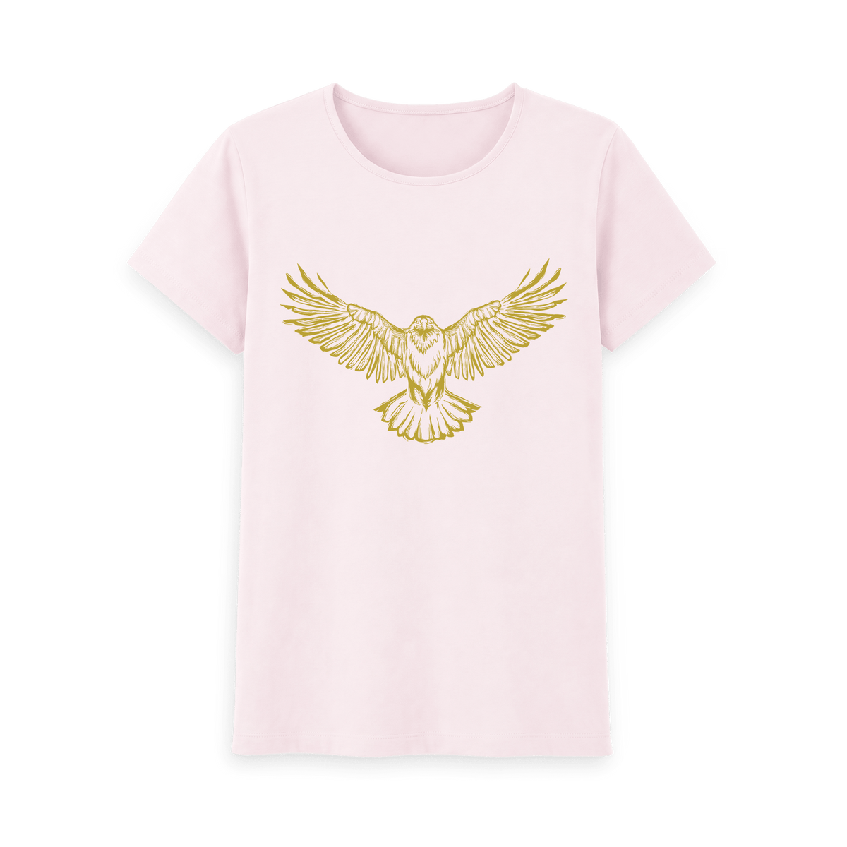 Pink Printed T-shirt Front