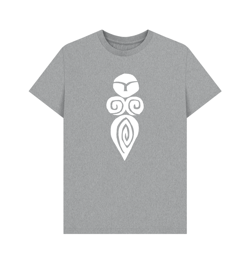 Athletic Grey Printed T-shirt Front