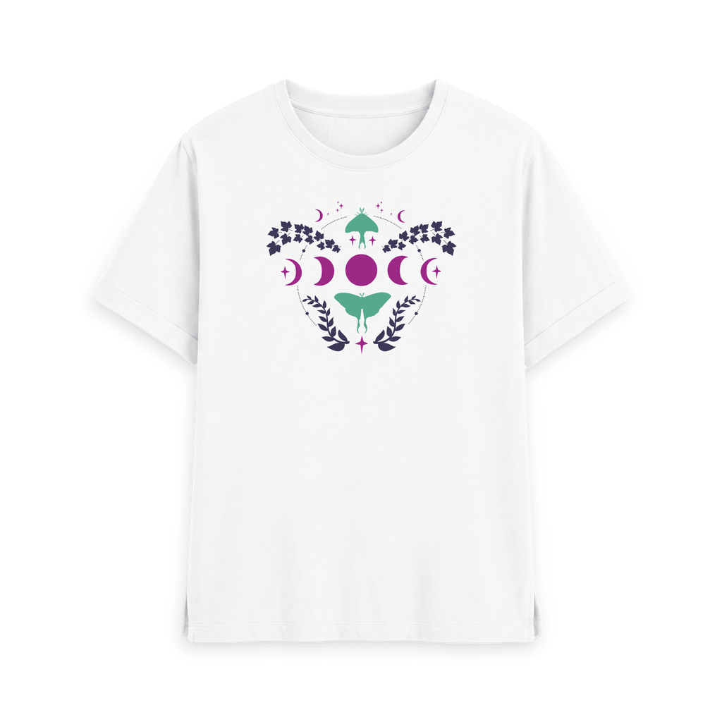 White Printed T-shirt Front