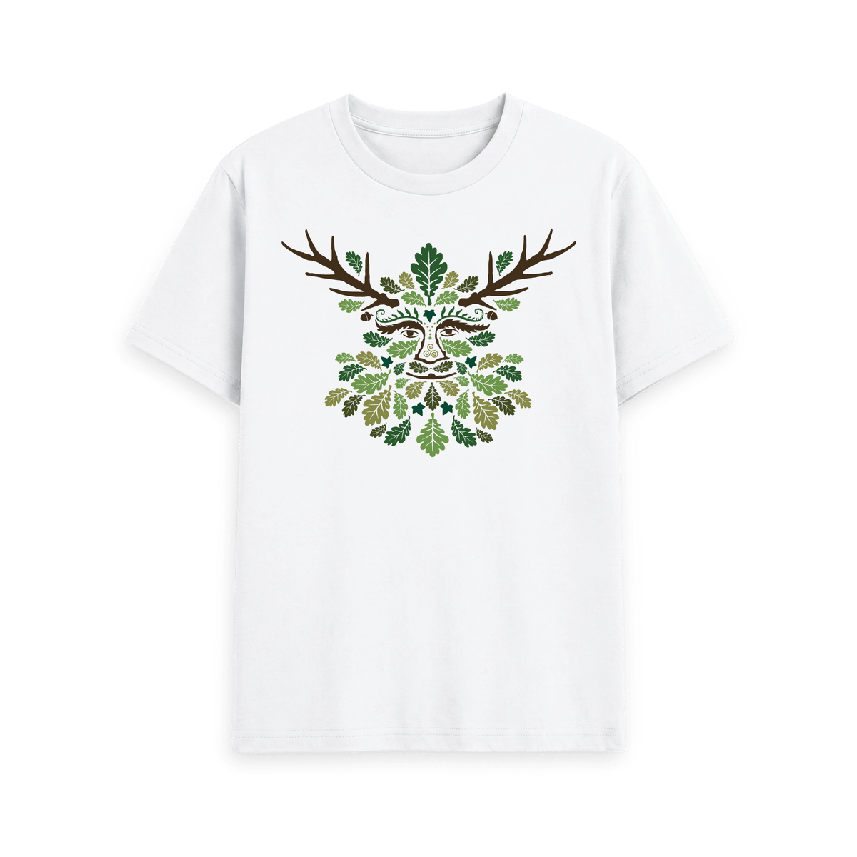 White Printed T-shirt Front