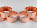 6 x 14cm Copper Plant Ring Bundle