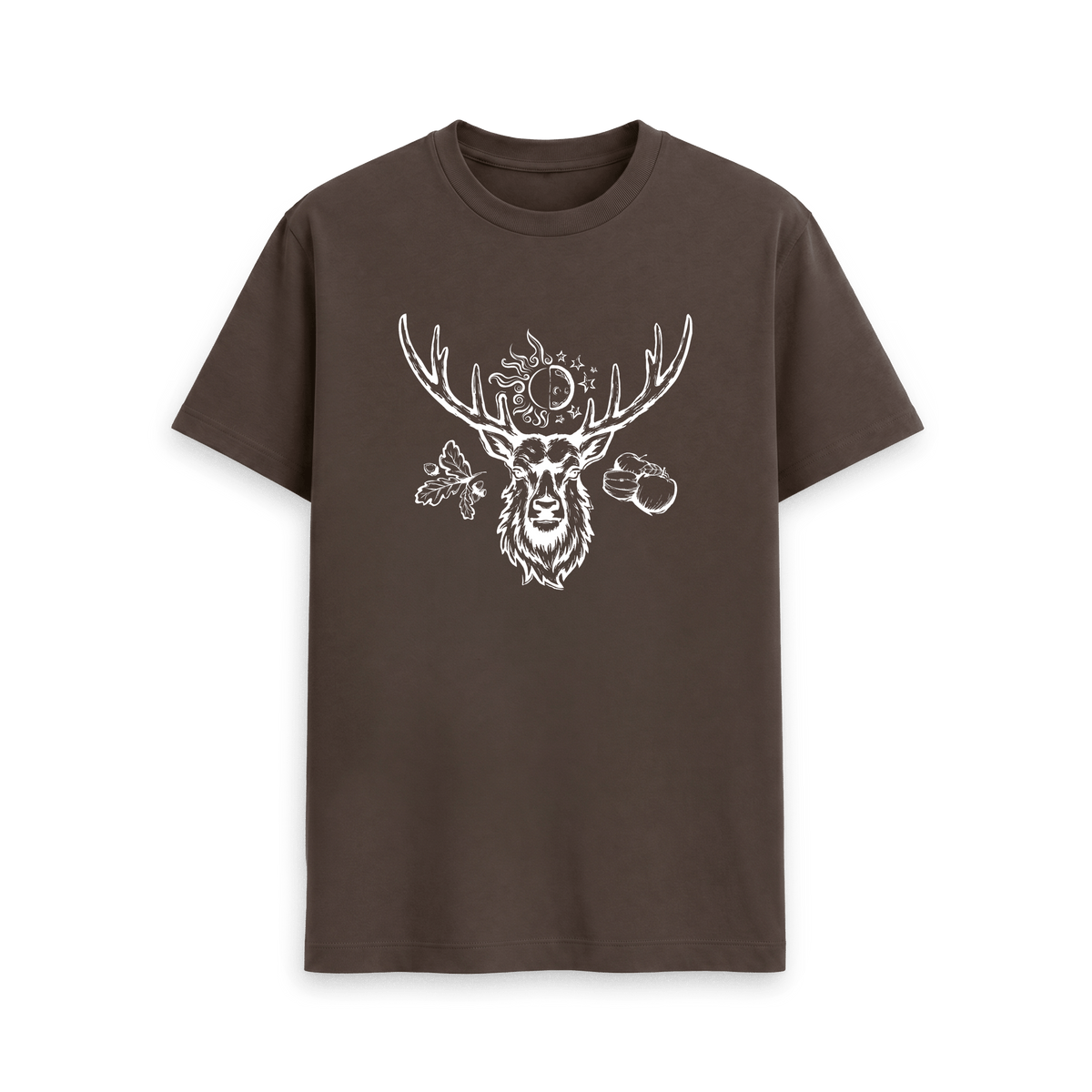 Chocolate Printed T-shirt Front