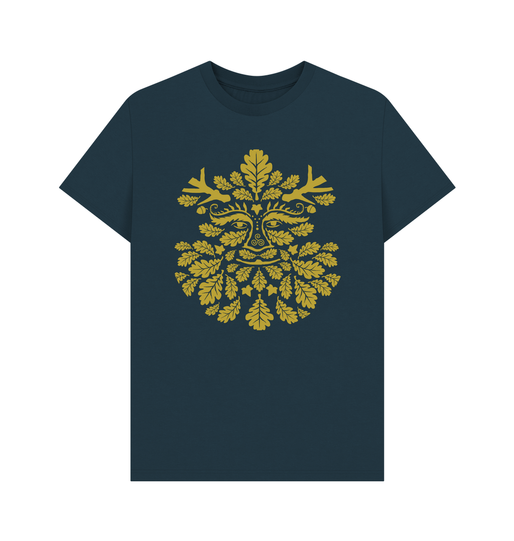 Denim Blue Printed T-shirt Front