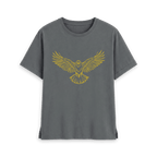 Slate Grey Printed T-shirt Front