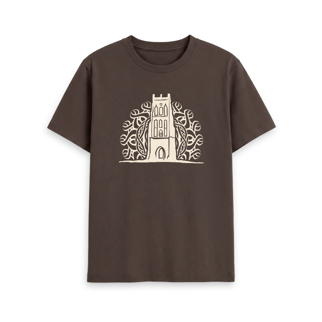 Chocolate Printed T-shirt Front