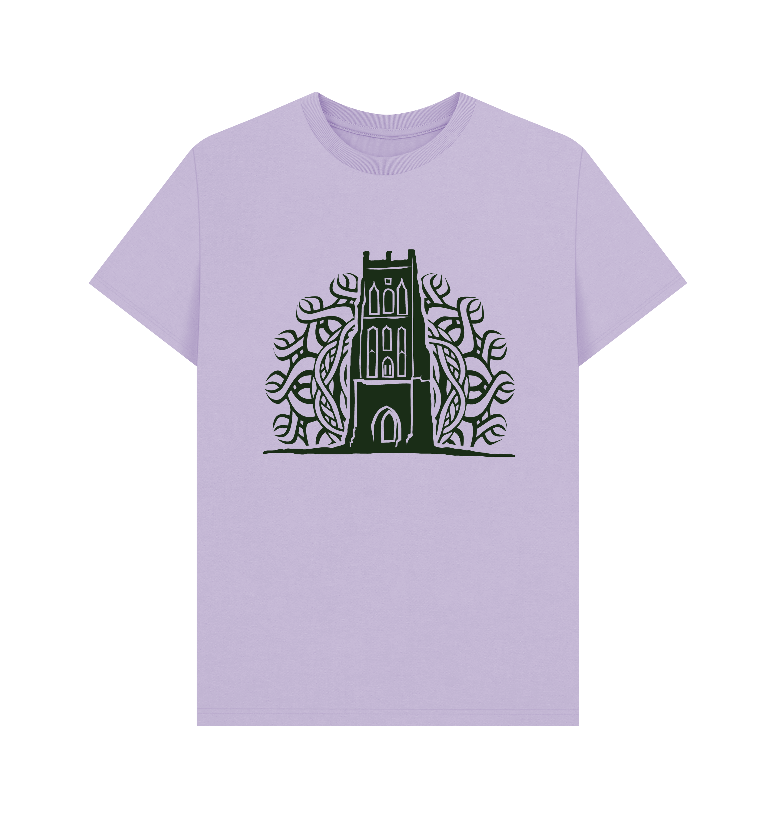 Lilac Printed T-shirt Front