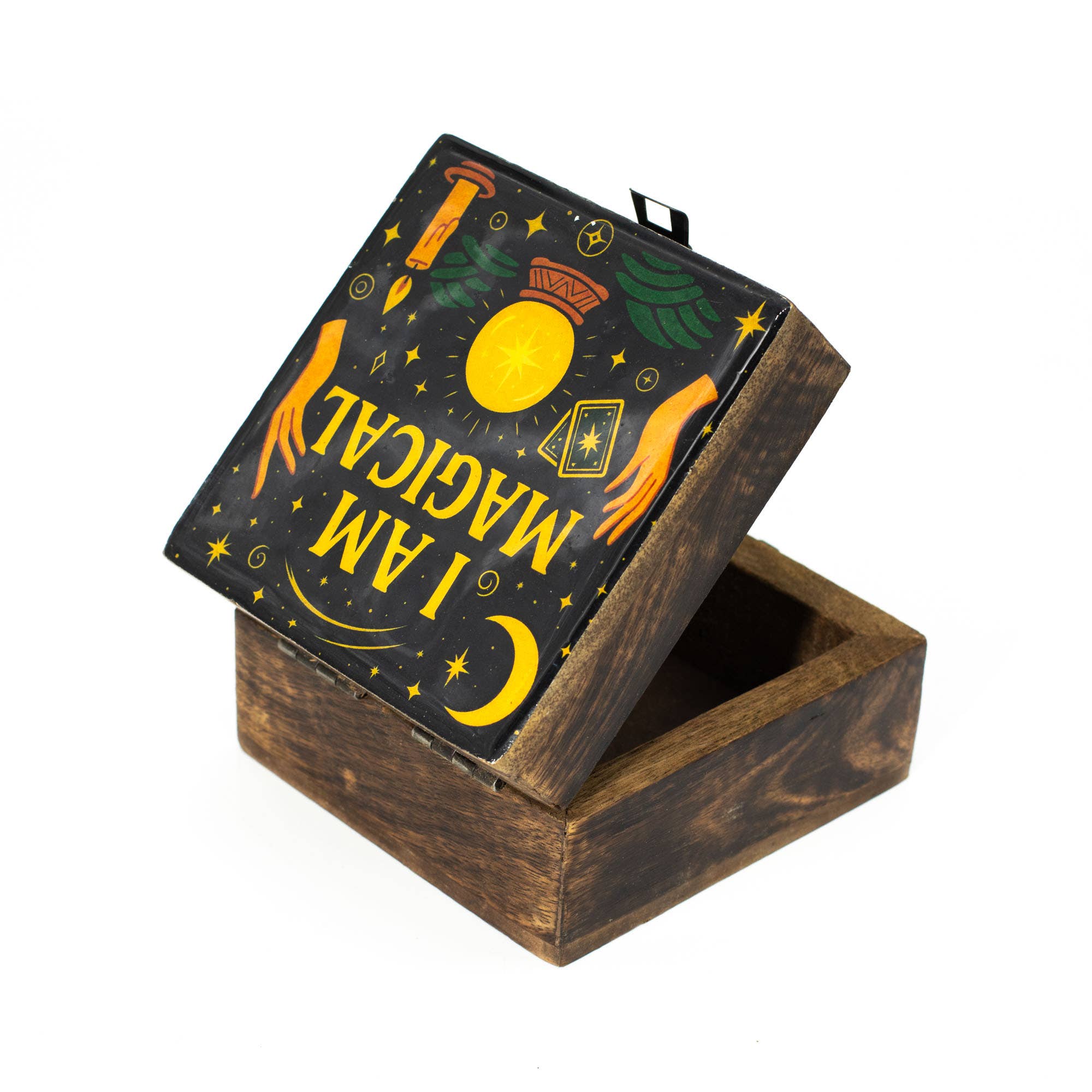 Enamelled Box  - I am Magical - 10x10x6cm