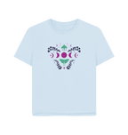 Sky Blue Printed T-shirt Front