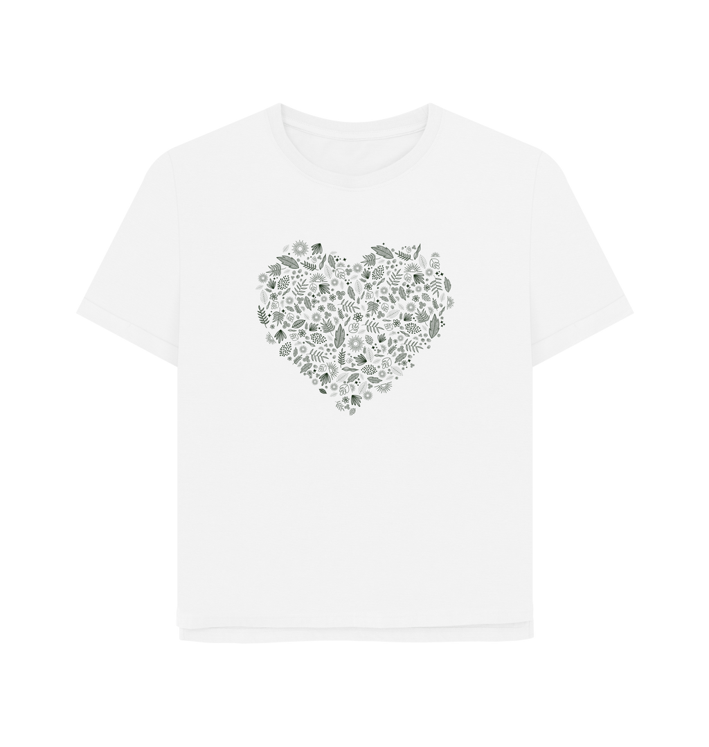 White Printed T-shirt Front