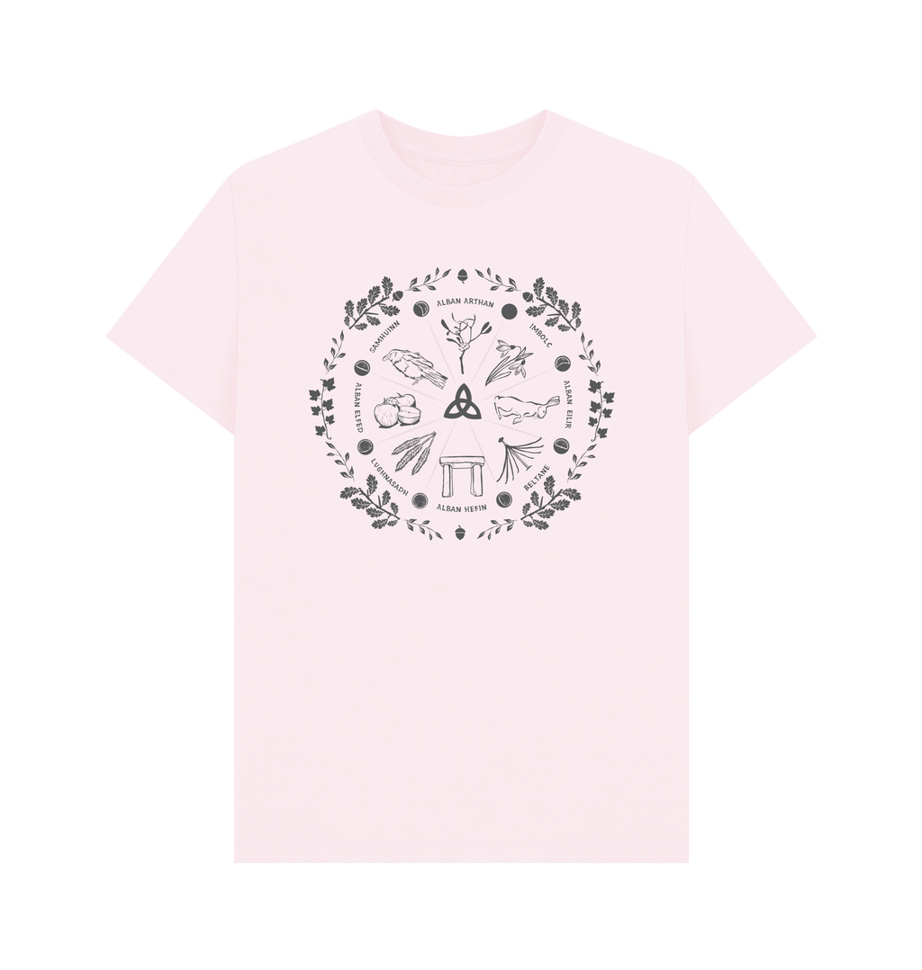 Pink Printed T-shirt Front