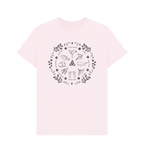 Pink Printed T-shirt Front