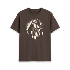 Chocolate Printed T-shirt Front