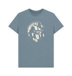 Stone Blue Printed T-shirt Front