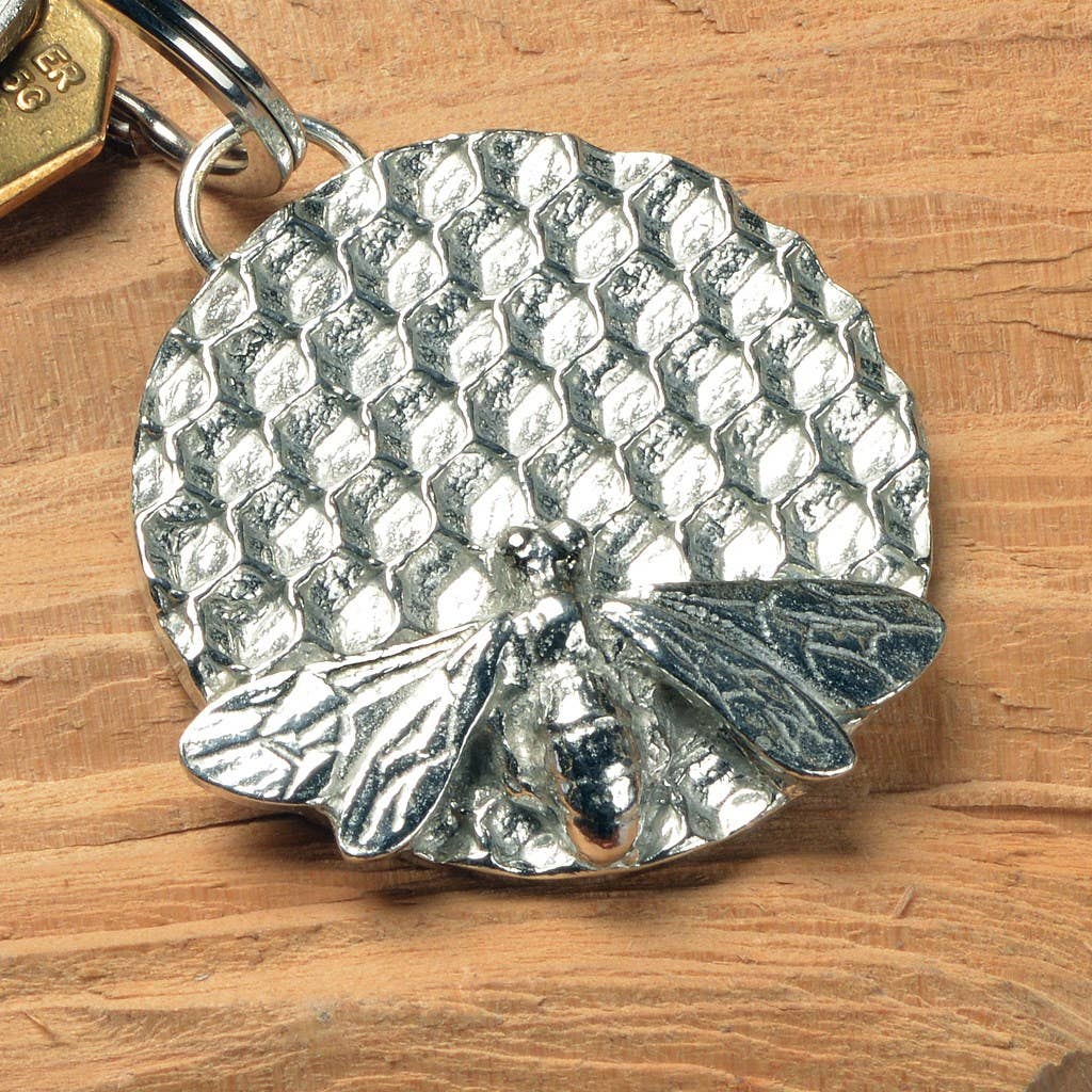 Bee Pewter Keyring