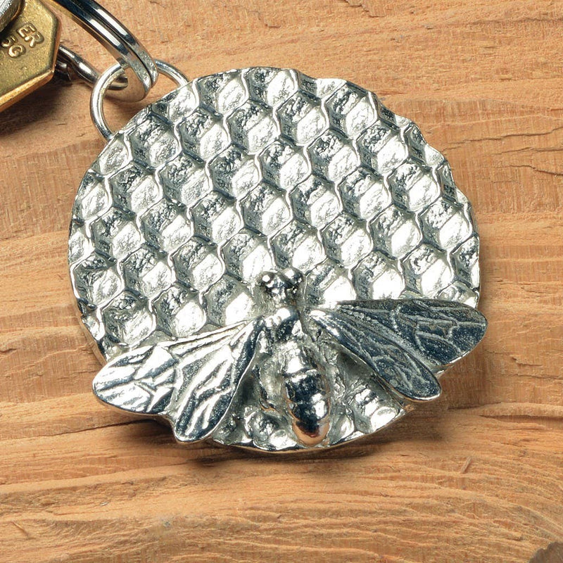 Bee Pewter Keyring