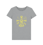 Athletic Grey Printed T-shirt Front