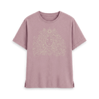 Mauve Printed T-shirt Front