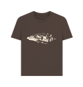 Chocolate Printed T-shirt Front