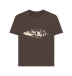 Chocolate Printed T-shirt Front