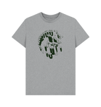 Athletic Grey Printed T-shirt Front