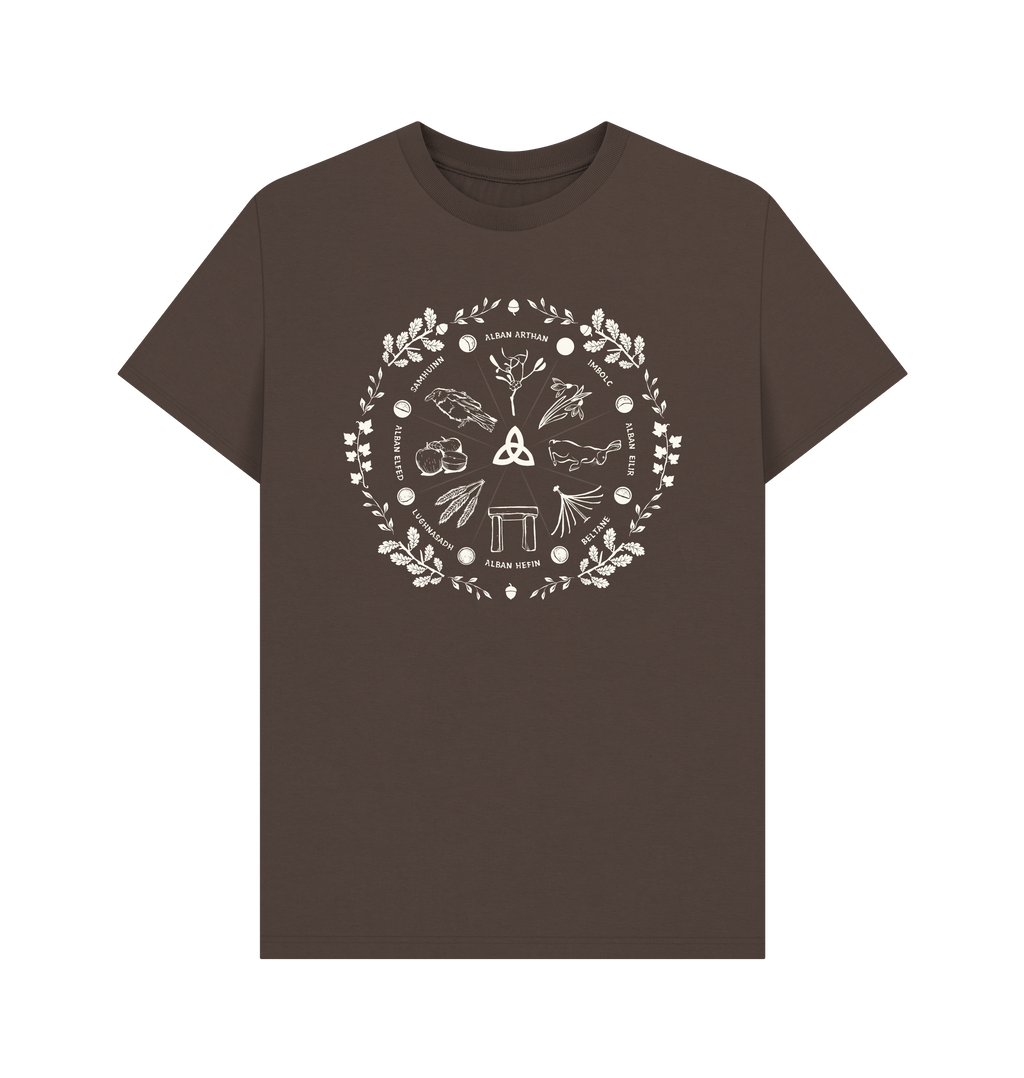 Chocolate Printed T-shirt Front