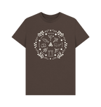 Chocolate Printed T-shirt Front