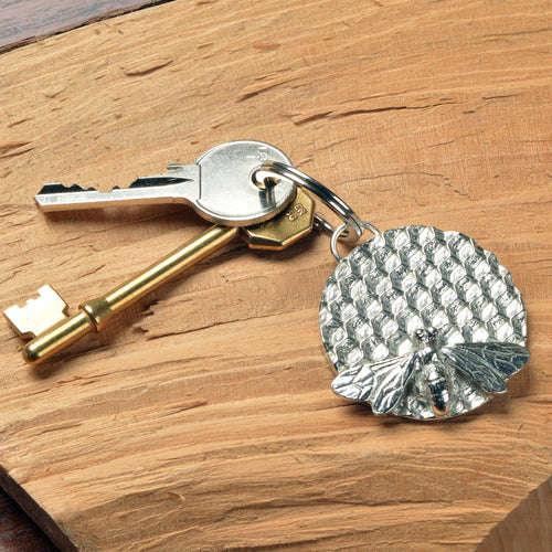 Bee Pewter Keyring