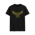 Black Printed T-shirt Front