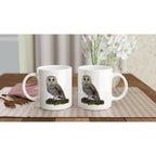 Barn Owl Bird Mug – Ceramic Wildlife Coffee Cup