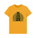 Mustard Printed T-shirt Front