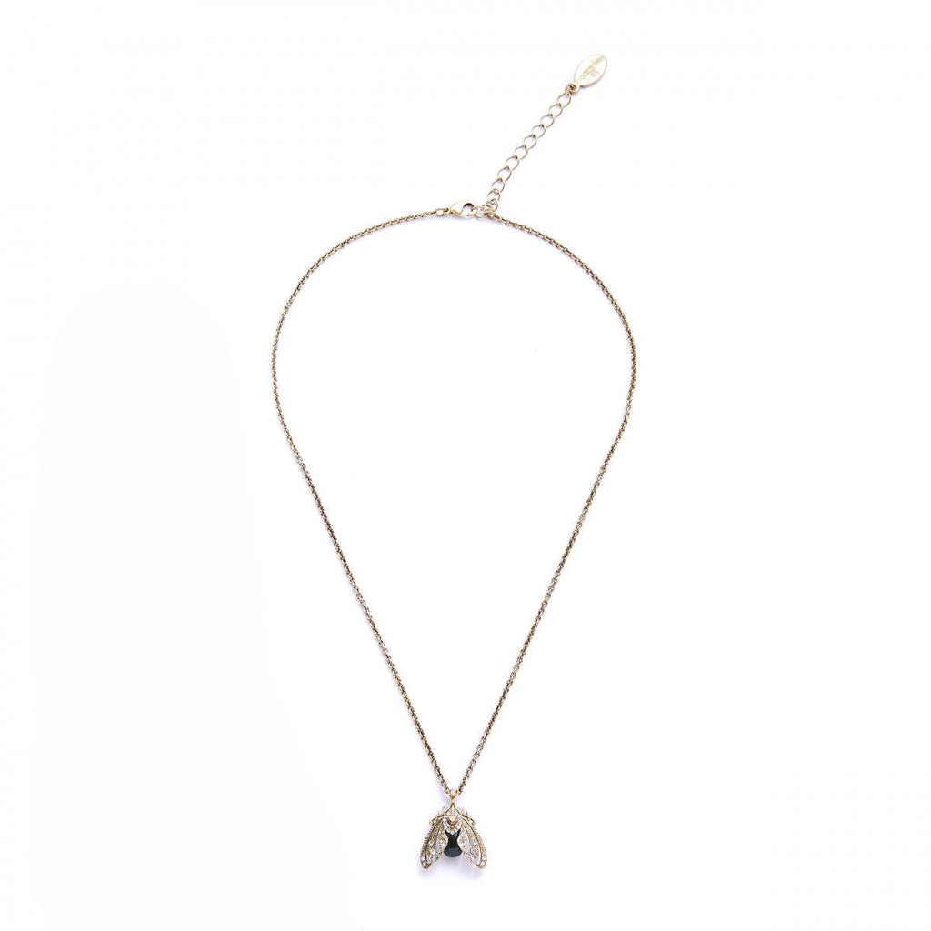 Bejewelled Moth Pendant