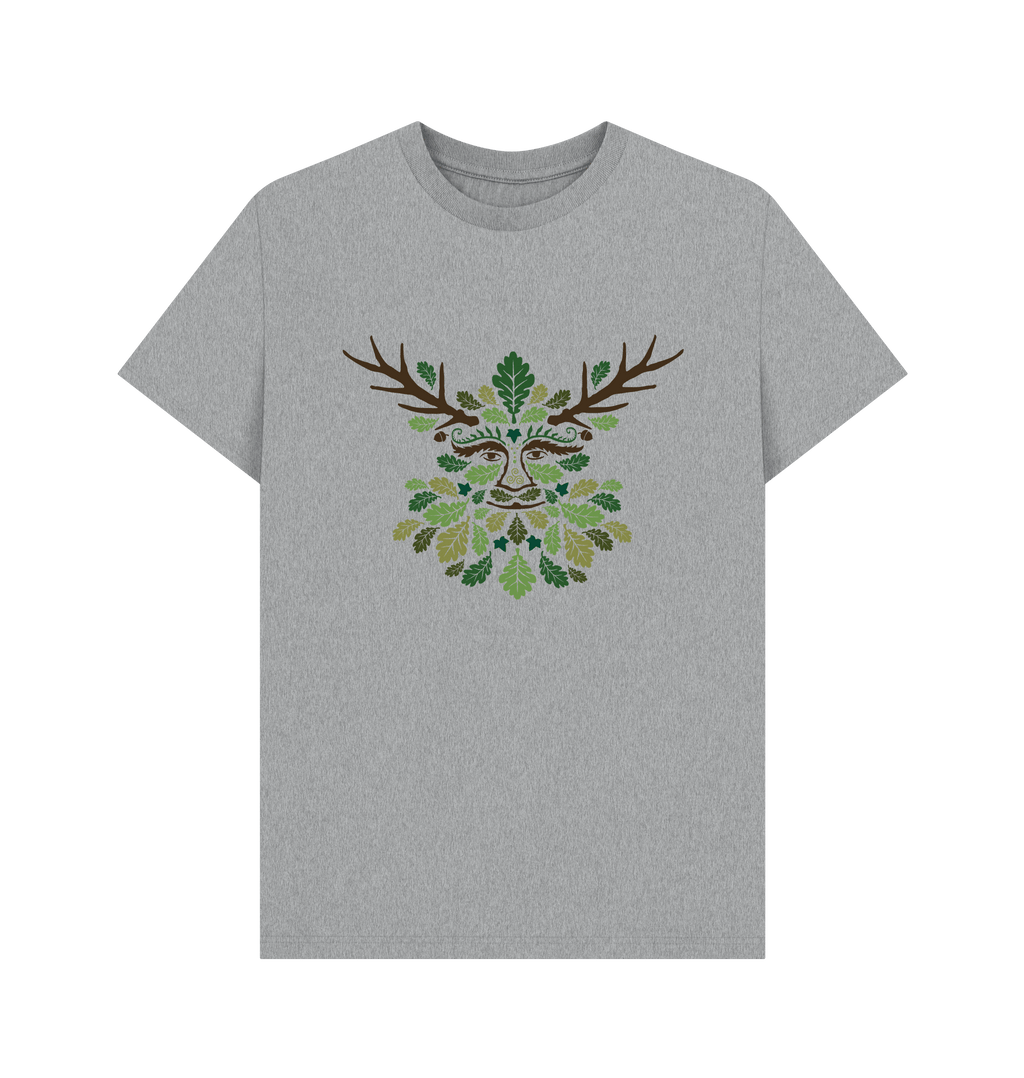 Athletic Grey Printed T-shirt Front