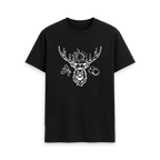 Black Printed T-shirt Front