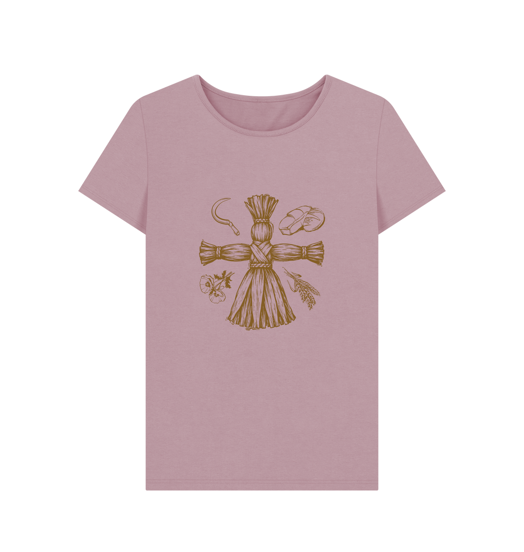Mauve Printed T-shirt Front