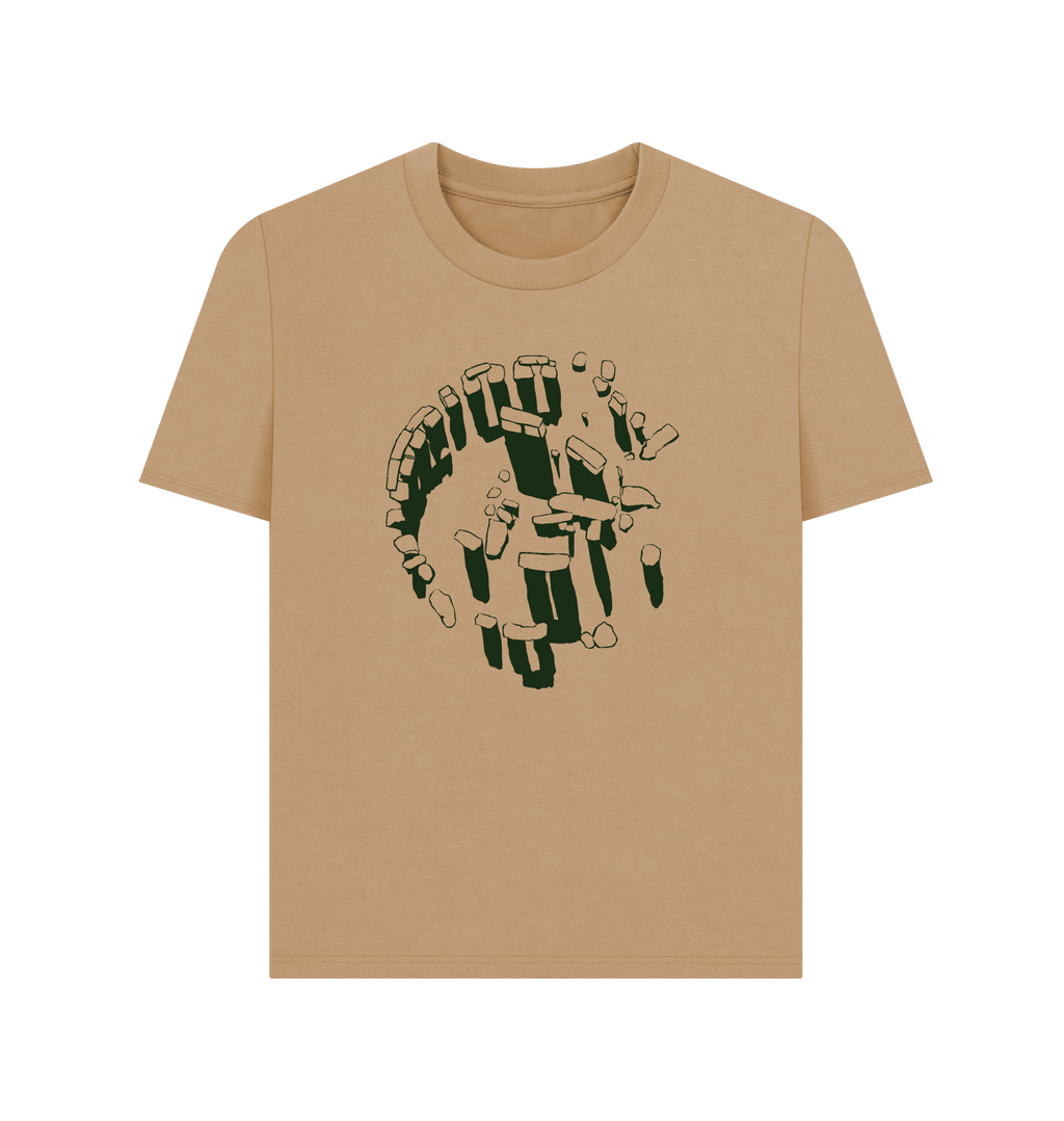 Sand Printed T-shirt Front