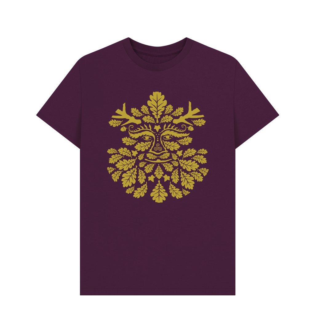 Purple Printed T-shirt Front