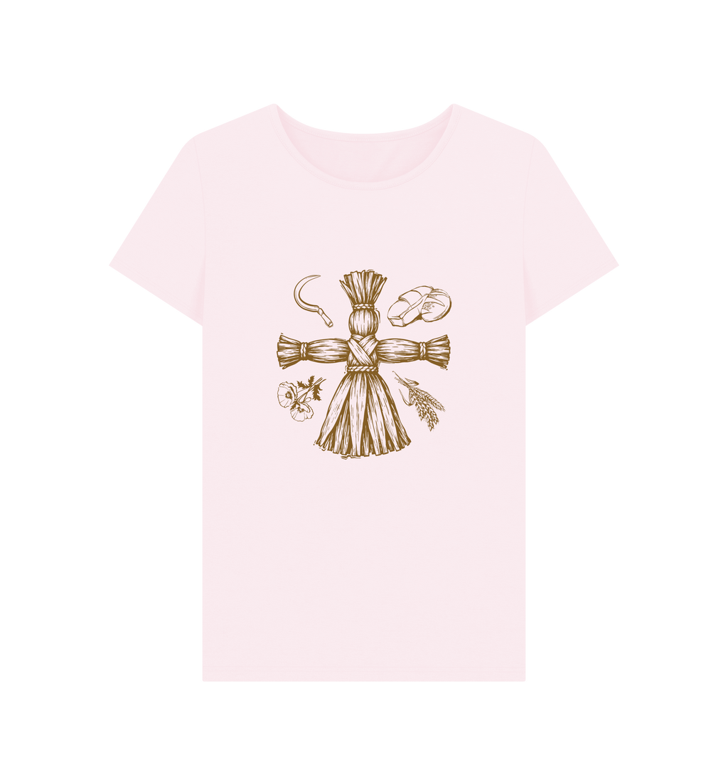 Pink Printed T-shirt Front