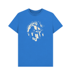 Bright Blue Printed T-shirt Front