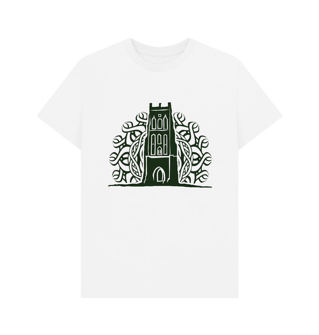 White Printed T-shirt Front