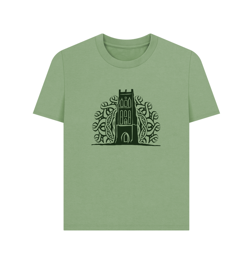Sage Printed T-shirt Front