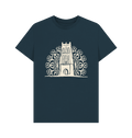Denim Blue Printed T-shirt Front