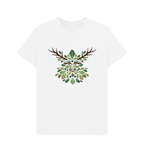 White Printed T-shirt Front